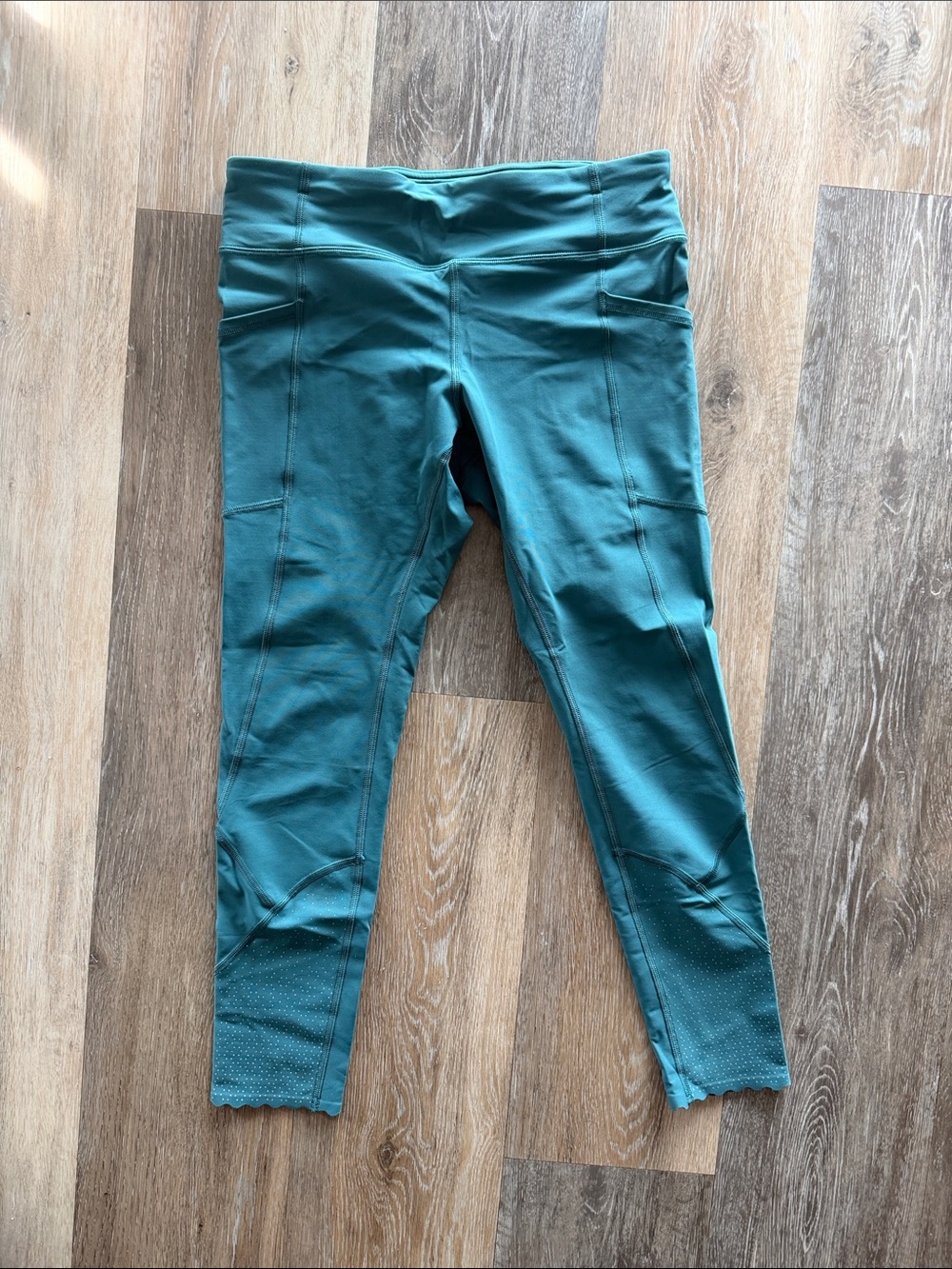 lululemon athletica Teal Athletic Leggings, Sz 8